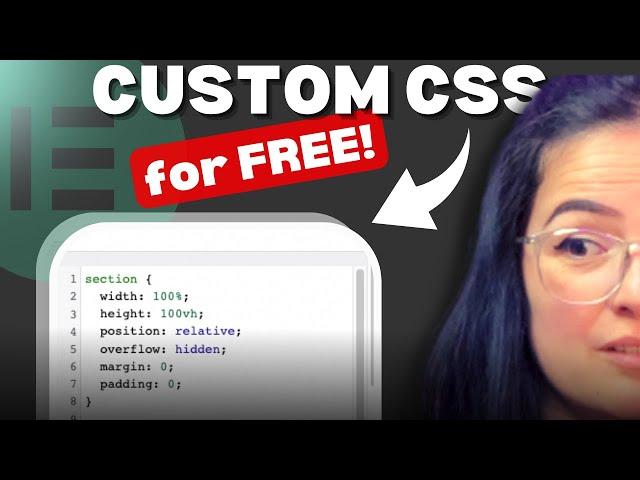 HOW TO add CUSTOM CSS in Elementor for FREE