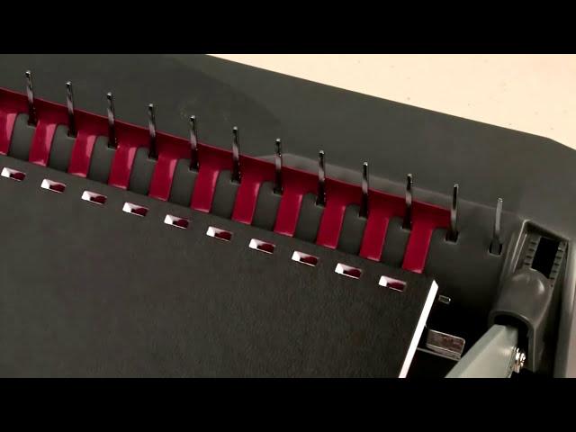 How To Use a Manual Comb Binding Machine