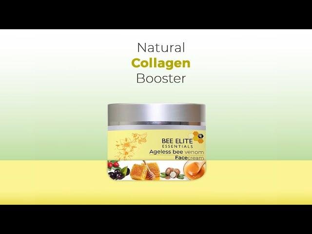 Natural Collagen Booster | Ageless Bee Venom Face Cream | Anti Aging Skincare