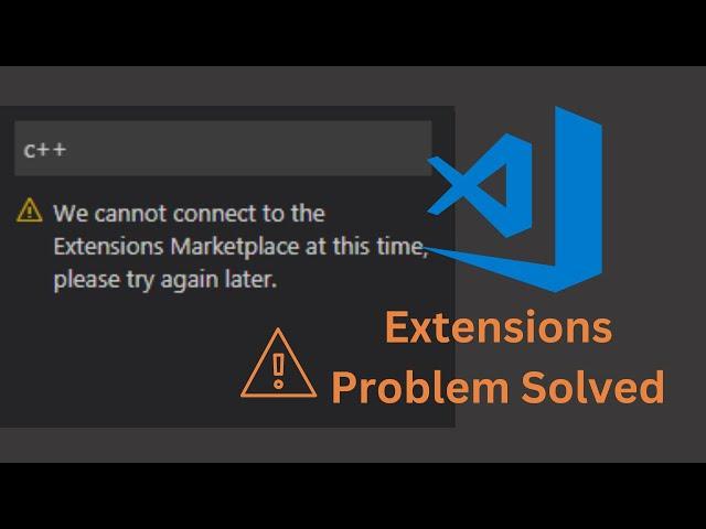 Extensions not Working | VS Code Extensions not Downloading | 100% solution