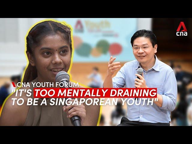 Can more be done for young Singaporeans' mental health? | Youths ask DPM Lawrence Wong