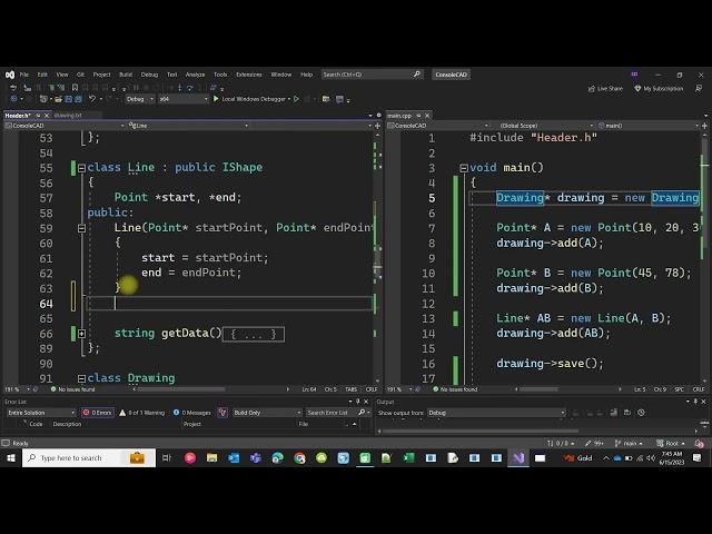 2D CAD Development with C++ in Visual Studio   Part 08