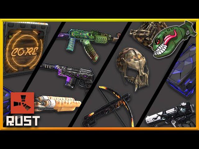 Rust Skins | Abyss SAR, Neanderthal HQM, Double Baguette, Bird of Luck AR #385