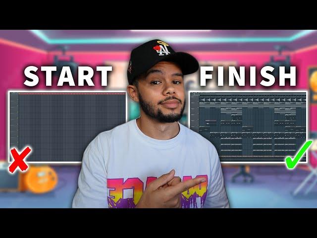 Making a Beat from START to FINISH (Full Beatmaking Process)