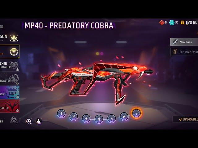 Cobra mp40 Max.level 7.......#like #freefire #event #create #opening #new #trending #totalgaming