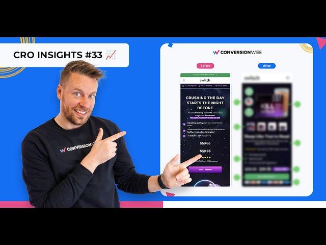 CRO Insights #33 : ECOM SALES PAGE REDESIGN