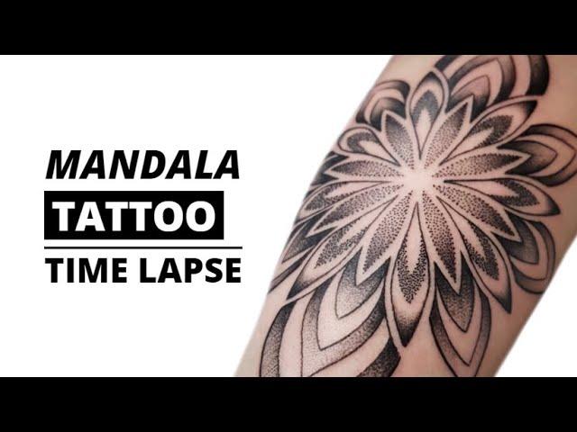 MANDALA TATTOO DOTWORK - TIME LAPSE