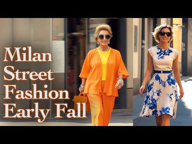  Beautiful Italian Street Fashion September 2024. Unique Fall Outfits from Milan. Fashion VLOG