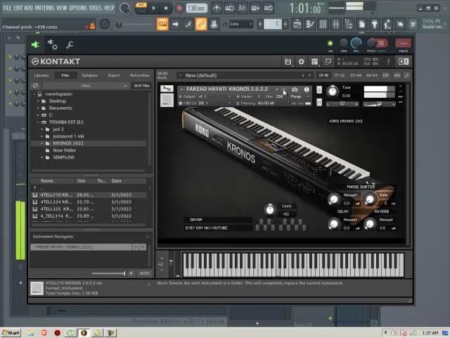 Korg Kronos KONTAKT 6 FULL PREZENTACIJA 56 MIN 288 SOUND