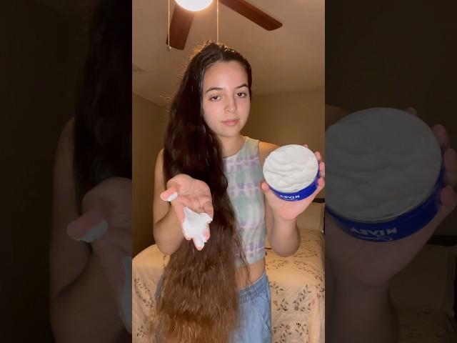 My nighttime hair care routine 🫶#haircare #longhair #hairgrowth #hairoil #hairtutorial #hairstyle