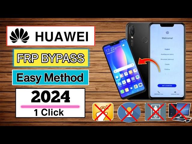 All Huawei FRP Unlock 2024 || Huawei Google Account Bypass Without PC