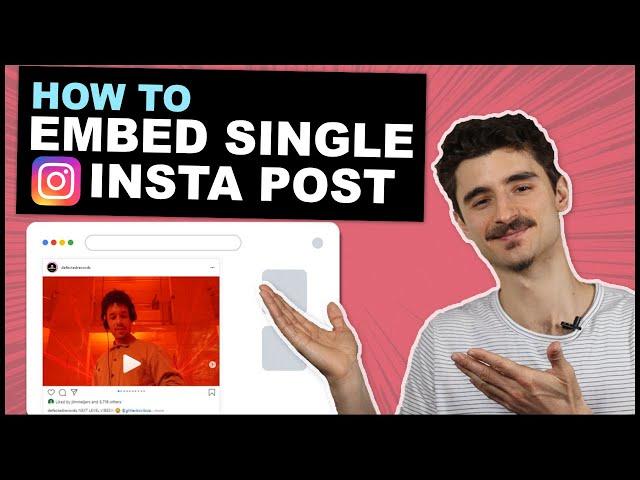 How to Embed an Instagram Post on Website (WordPress & HTML)