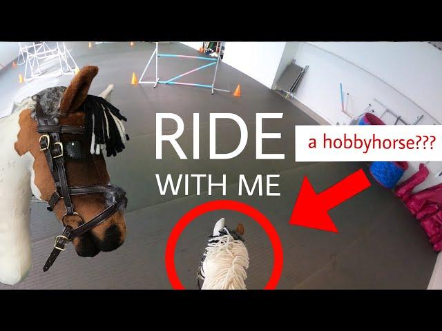 GOPRO hobbyhorse riding