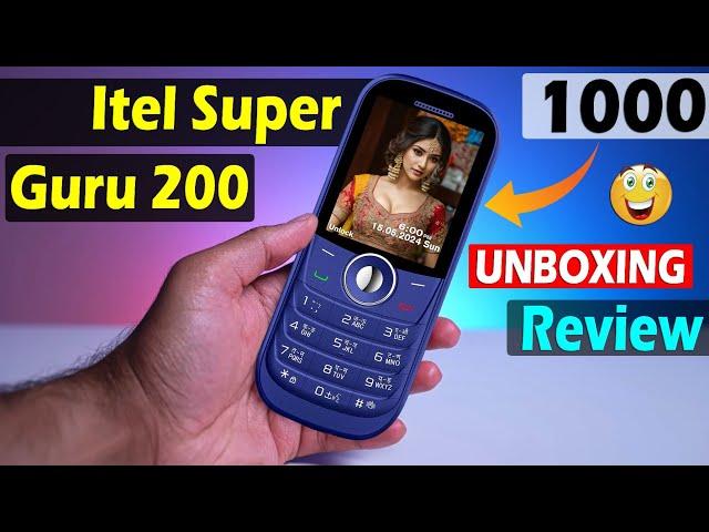 Itel Super Guru 200 Unboxing And Review - Flagship Killer  UPI | 1200mAh| 1.3MP 