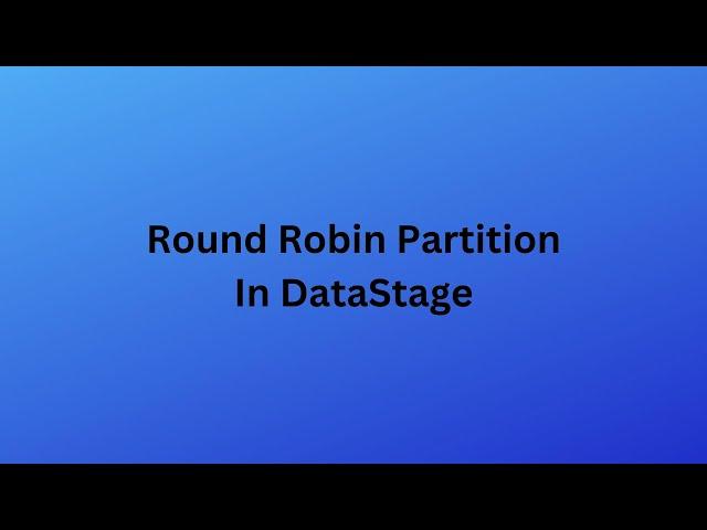 We can't Remove Duplicates by Using Round Robin Partition in DataStage Whats App No +91 937 936 5515