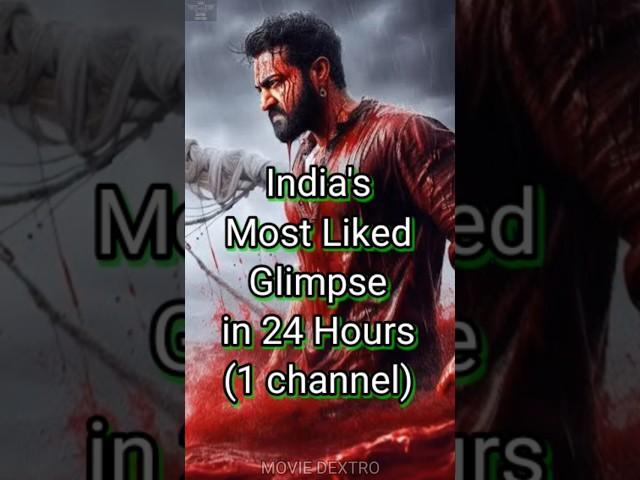 Most Liked Glimpse in India in 24 Hours #devara #jrntr | Movie Dextro