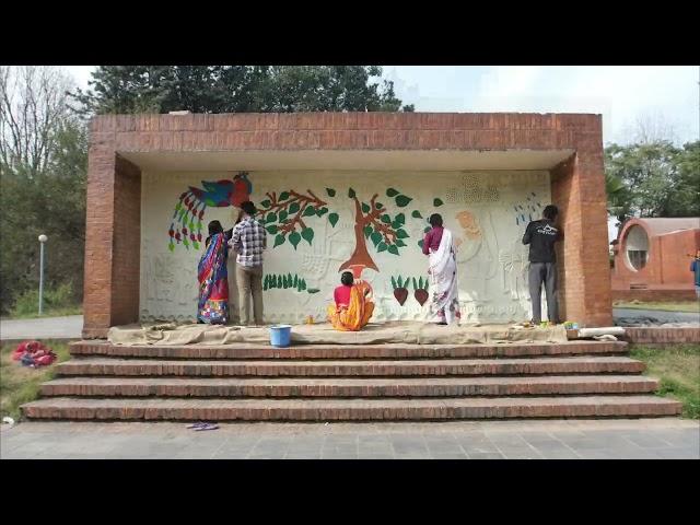 KT2077 | Making of the Mithila Mural at Taragaon Museum