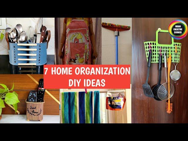 7 No Cost DIY Organizers from House hold waste | Repurpose Waste Materials at Home | Home Hacks