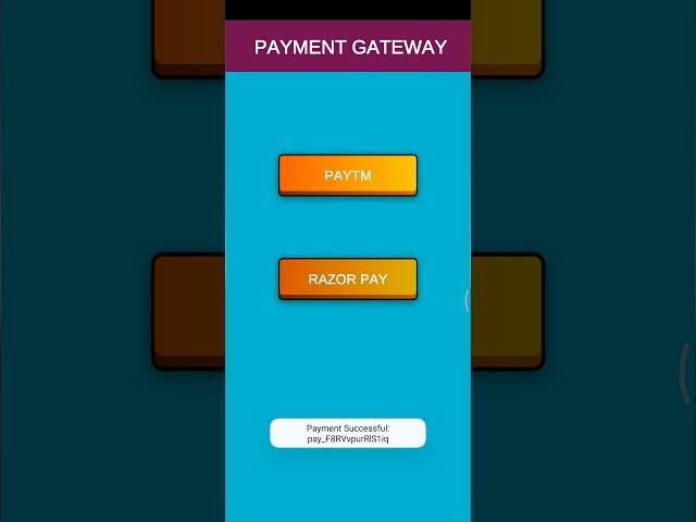 RAZORPAY PAYMENT GATEWAY INTEGRATION FOR UNITY(ANDROID AND IOS)