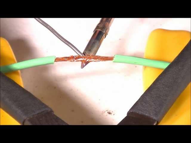 How To Solder - Intro/Joining Stranded Wires - Part 1