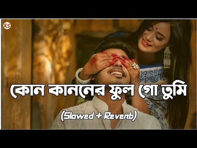 Kon Kanoner Ful Go Tumi [Slowed+Reverb] - Akash Mahmud & Mouri | কোন কাননের ফুল গো তুমি