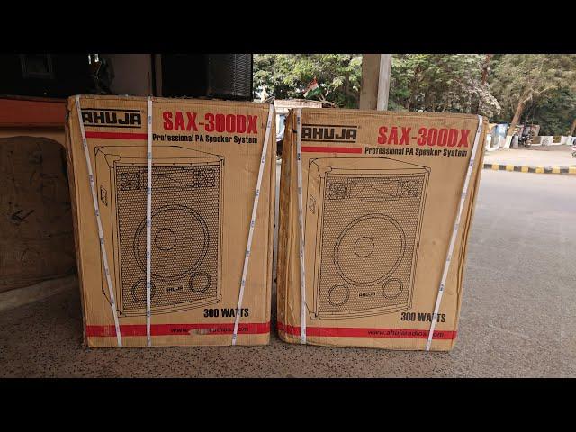 AHUJA SAX-300DX PA SPEAKER SYSTEM UNBOXING & REVIEW