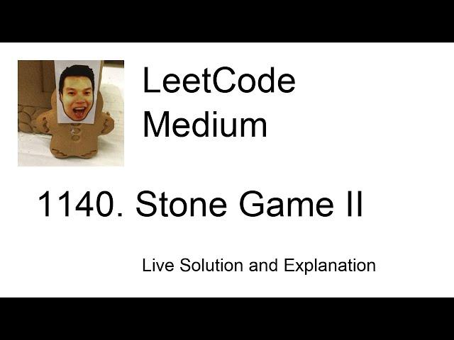 1140. Stone Game II (python) (Leetcode Medium)