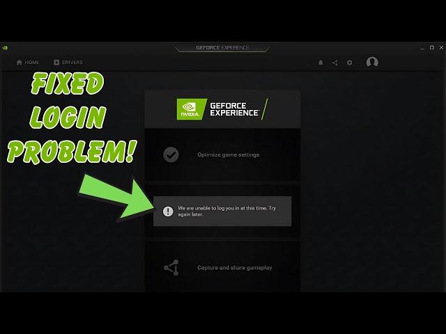 Nvidia GeForce Experience Login Error | How To Fix Easily