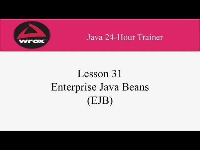 5. Wrox - Enterprise Java Beans (EJB) Tutorial Overview - Examples