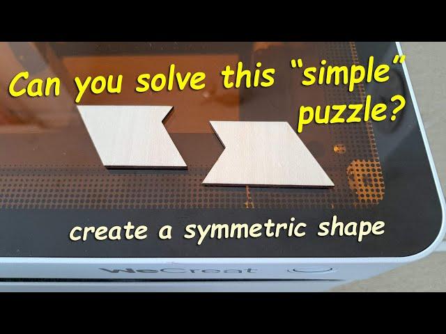 Let's make a simple puzzle with WeCreat Vision laser engraver