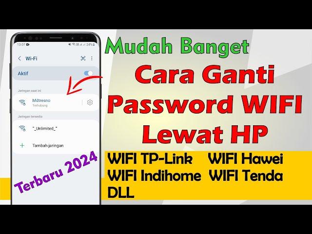 Cara Mengganti Password WIFI Lewat HP | Sandi WIFI