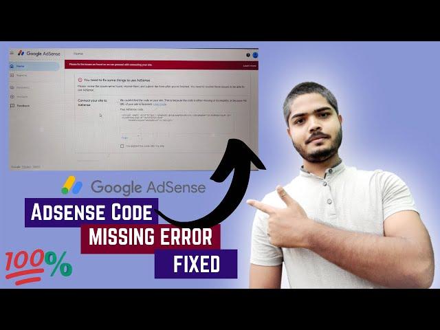 Adsense  Code Missing Error- We Could Not Find the Code On Your Site |  #Blogger | #WordPress