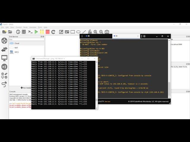 How to Connect GNS3 to a Physical Network