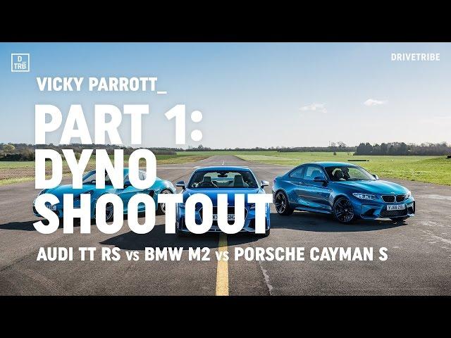 Audi TT RS vs BMW M2 vs Porsche 718 Cayman S: dyno shootout