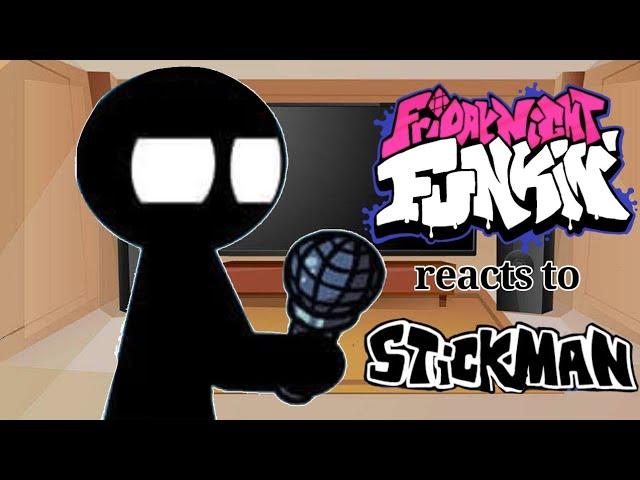 Friday Night Funkin Reacts to Stickman Mod || Full Week