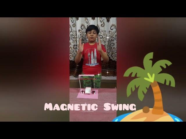 Magnetism । Magnetic Swing । Science project  ।  Holiday homework