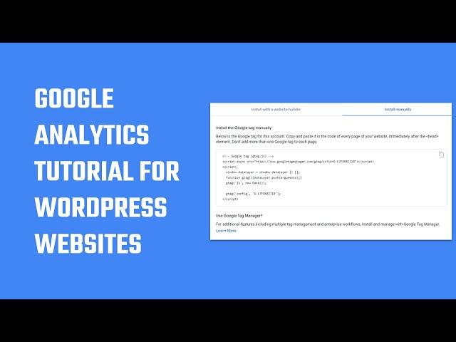 Google Analytics Tutorial for WordPress websites | 2023 #WordPress 9