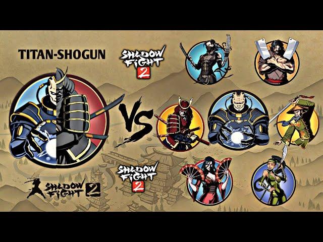 Shadow Fight 2 | Titan-Shogun vs Young Bosses