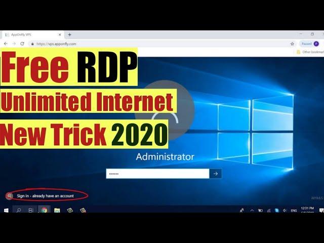 Free RDP Hack || VPS Free || How to get RDP free Latest 2020 | RDP Method 2020 || Free Cloud Hosting