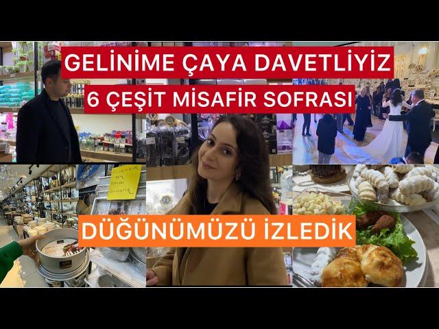 GELİNİMİN EVİNDE AKŞAM ÇAYINELER HAZIRLAMIŞ NELERDÜNÜRLER BİR ARADADÜĞÜN KASETİNİ İZLEDİK️#vlog