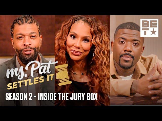 Deray Davis, Tamar Braxton & Ray J Take Us Inside The Jury Box! | Ms. Pat Settles It