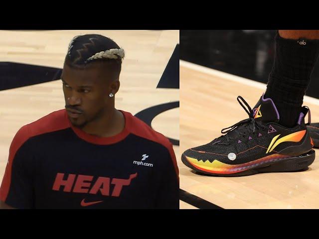 Jimmy Butler suspended AGAIN and wears Suns colored shoes during game 