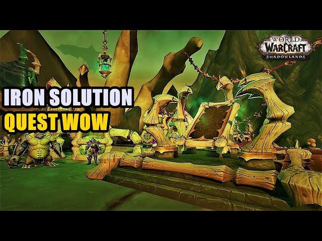 Iron Solution Quest WoW