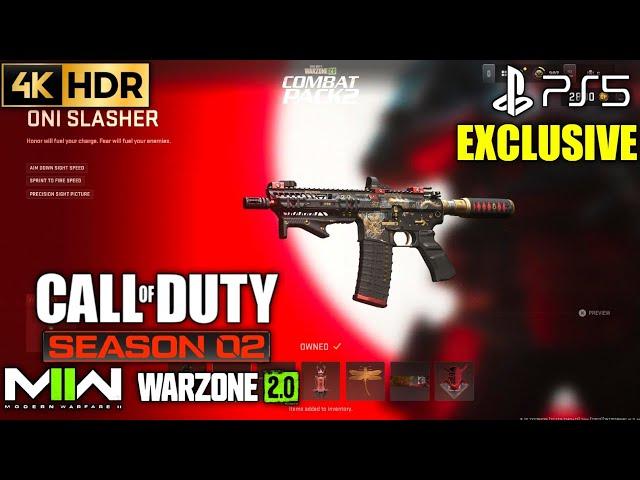 M4 Oni Slasher Skin MW2 | MW2 Oni Slasher Skin| Oni Slasher MW2|Modern Warfare 2 M4 Oni Slasher Skin