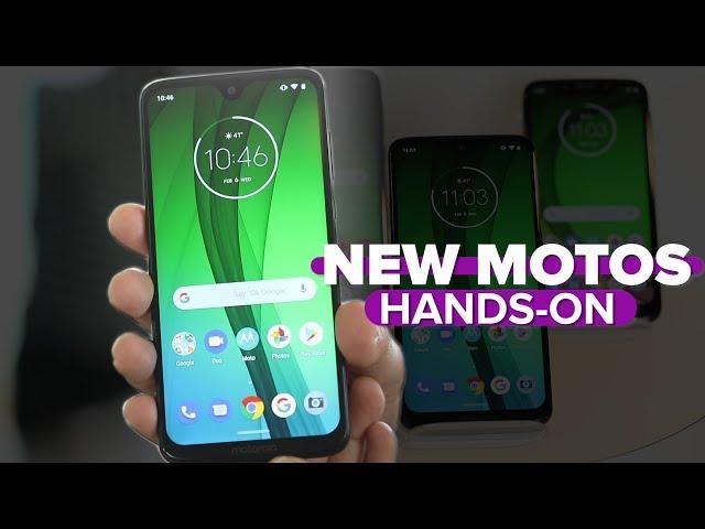 Moto G7, G7 Power and G7 Play hands-on