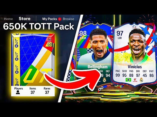 650K TEAM OF THE TOURNAMENT PACKS!  FC 24 Ultimate Team