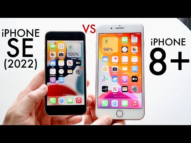 iPhone SE (2022) Vs iPhone 8+! (Comparison) (Review)