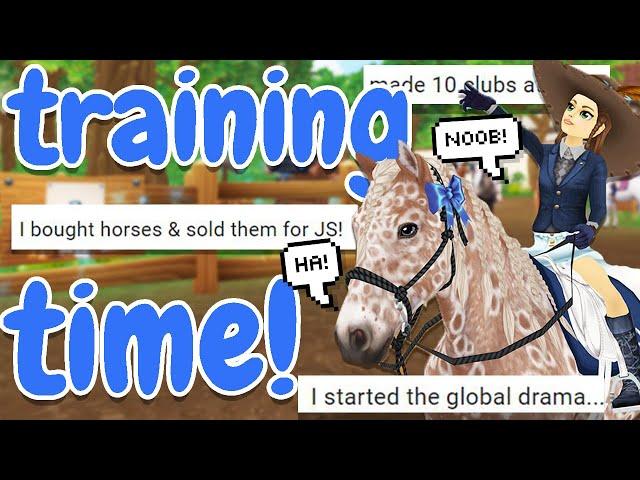 YOUR Stories As A NEW PLAYER In STAR STABLE!  Training Time