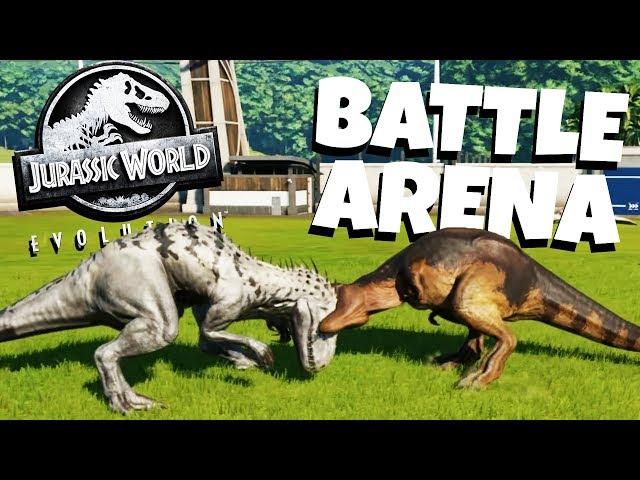 Dinosaur Battle Arena! - Jurassic World Evolution Gameplay