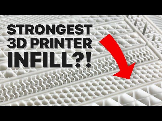 This 3D Printer infill is the strongest (3D Printer Academy Tested - Episode 2)